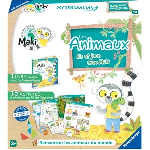 Comparateur de prix : Ravensburger Lis et joue avec Maki - Les animaux - Jeux éducatifs - 00022355