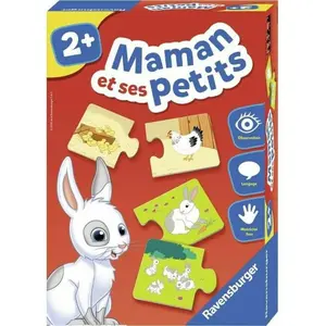 Comparateur de prix : Ravensburger Puzzle éducatif interactif : Maman et ses petits animaux - Neuf