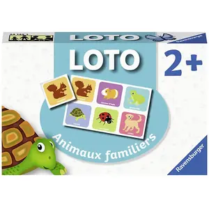 Comparateur de prix : Ravensburger Jeu éducatif Loto des Animaux pour enfants avec illustrations captivantes