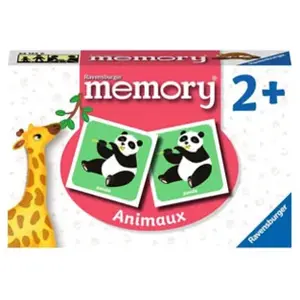 Comparateur de prix : Ravensburger Jeu d'Observation Memory Animaux - Développez la Mémoire des Enfants - Neuf