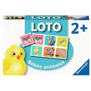 Comparateur de prix : Jeu éducatif Ravensburger - Loto Les bébés animaux - A partir de 2 ans