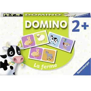 Comparateur de prix : Jeu Educatif Domino La Ferme Ravensburger - A partir de 2 ans - Multicolore