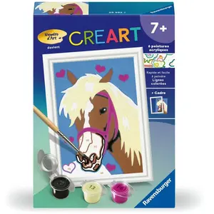 Comparateur de prix : CreArt Kids 8x12cm : Cheval coeur