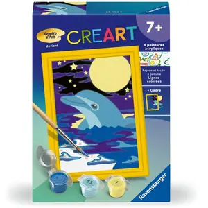 Ravensburger CreArt Kids 8x12cm : Bebe dauphin pas cher