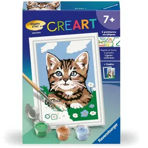 Comparateur de prix : CreArt Kids 8x12cm : Chaton brun