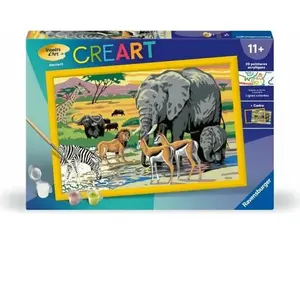 Ravensburger CreArt Kids 31x21cm : Animaux de la Savane pas cher