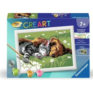 Creart - Duo chat et chien Ravensburger-25966 pas cher