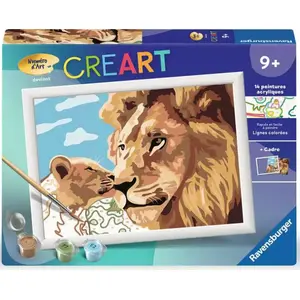 RAVENSBURGER Peinture Par Numero Enfant Des 7 Ans - Creart Kids - 18x2... pas cher