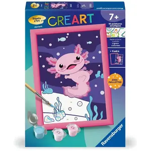 Ravensburger CreArt Kids 13x18cm : Axolotl pas cher