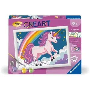 Comparateur de prix : Ravensburger CreArt Kids 18x24cm : Licorne Neon
