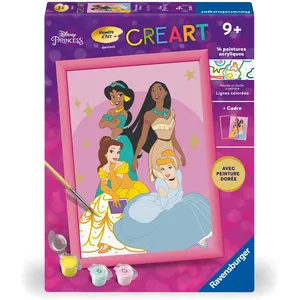 Comparateur de prix : Ravensburger CreArt Kids 18x24cm - Princesses Disney
