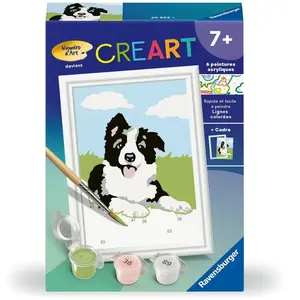 Comparateur de prix : CreArt Kids 8x12cm : Border Collie