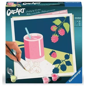 Ravensburger Peinture au numero CreArt - 20x20cm - Drink Raspberry pas cher