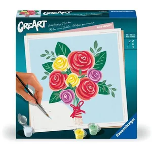 CreArt 20x20cm : Rose Bouquet Ravensburger-25520 pas cher