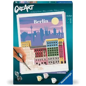 Comparateur de prix : Ravensburger CreArt - 24x30 cm Peinture par numeros Berlin
