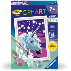 Ravensburger CreArt Kids 8x12cm : Licorne scintillante pas cher