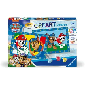 Comparateur de prix : Ravensburger CreArt Junior Peinture par Numéro Pat Patrouille pour Enfants