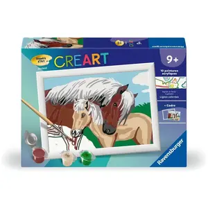 Comparateur de prix : CreArt Kids 13x18cm : Jument et son poulain