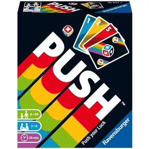 Comparateur de prix : Jeu de cartes Push - RAVENSBURGER - Stop ou Encore - 8 ans et plus