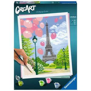 Comparateur de prix : Peinture au numéro Ravensburger Creart Format Grand Printemps à Paris