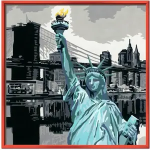 Comparateur de prix : Peinture au numéro Ravensburger Creart Format carré New York City