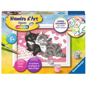 Coffret créatif Ravensburger Numéro D'art Mini - Adorables ChatonsVendu parcarrefour