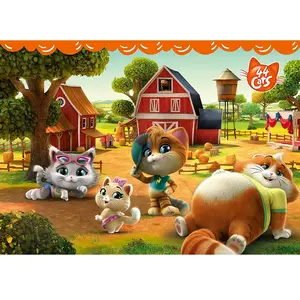 Puzzle Géant de Sol - 44 Cats 24 Pièces Ravensburger pas cher