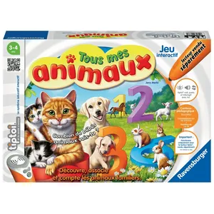 Jeu interactif Ravensburger Tiptoi® Tous mes animaux pas cher