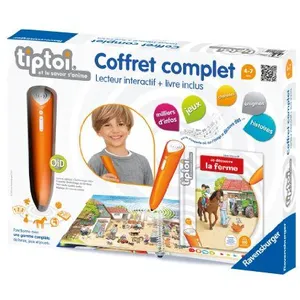 Coffret Complet Lecteur interactif + Livre Tiptoi Ravensburger pas cher