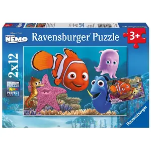 Comparateur de prix : Ravensburger - 07556 - Puzzle Enfant Classique -Le Monde de Nemo - 2 x 12 Pièces