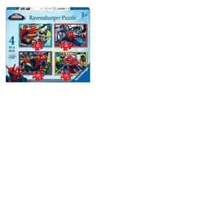 Ravensburger Spiderman Puzzle 4x1 - 12-16-20-24 pièces pas cher