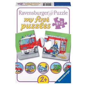 Ravensburger - 07332 - Mes Premiers Puzzles - Les Véhicules - 9 x 2 Pièces pas cher