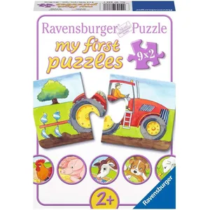 Ravensburger - 07333 - Mes Premiers Puzzles - A la Ferme - 9 x 2 Pièces pas cher