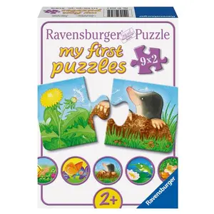 Puzzles Animaux dans le jardin Mes 1er Puzzles Ravensburger pas cher