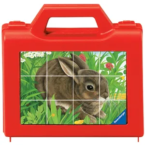 Puzzle cube Ravensburger - Cube Animaux de la ferme, 12 pièces pas cher