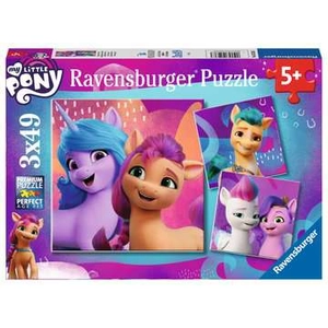 Ravensburger Puzzles 3x49 pièces : My Little Pony : Magnifiques poneys pas cher