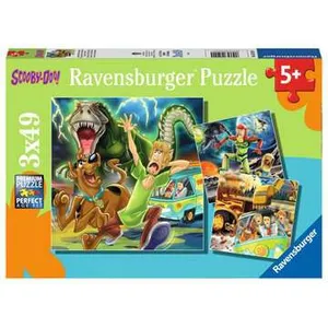 Ravensburger - Puzzles 3 x 49 pièces : Les aventures de Scooby-Doo