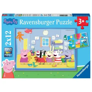Comparateur de prix : Ravensburger Puzzles 2X12 P - Les Aventures De Peppa Pig - Pp: Peppa Pig