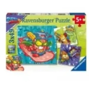 3 Puzzles - Super Zings 49 Pièces Ravensburger pas cher