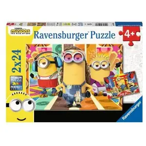 Comparateur de prix : Puzzle enfant Ravensburger Les Minions en action Minions 2 2x24 pièces