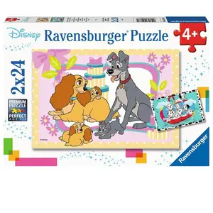 Comparateur de prix : Ravensburger - Puzzle Enfant - Puzzles 2x24 p - Les chiots Disney - Dès 4 ans - 05087