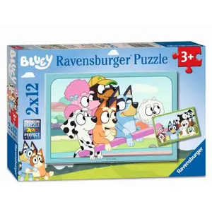 Comparateur de prix : 2 Puzzles 12 Pièces - S'amuser avec Bluey 12 Pièces  Ravensburger