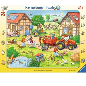 Puzzle 24 Pièces : Puzzle Cadre - La Ferme, Ravensburger pas cher