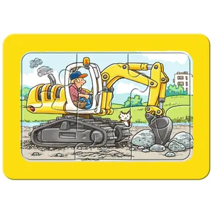Ravensburger Puzzle Excavateur, Tracteur Et Chargeur À Bascule pas cher