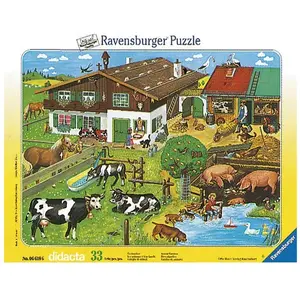 Les animaux et leurs familles 33 Pièces  Ravensburger pas cher