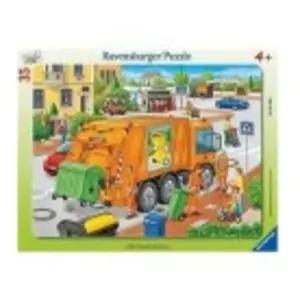Ravensburger Puzzle à cadre camion-poubelle, 35 pièces pas cher