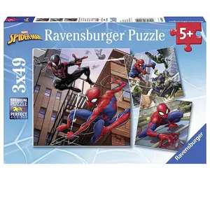 Comparateur de prix : Puzzles Spider-Man 3x49 pièces - Ravensburger - Pour enfants dès 5 ans