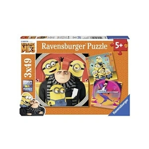 Ravensburger 3 puzzles 49 pièces Moi, moche et méchant 3 Le chaos des Minions pas cher