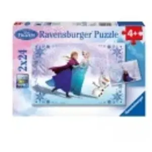 Ravensburger Puzzles 2 x 24 pièces Sours pour toujours Disney Frozen La Reine des Neiges pas cher