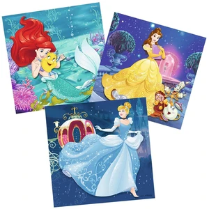 Ravensburger Puzzle 3 x 49 pièces : Princesses Disney : Les aventures des Disney Princesses